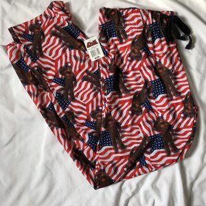 New mens Jack Links Bigfoot Sasquatch Yeti Sleep Pants PJ Bottoms